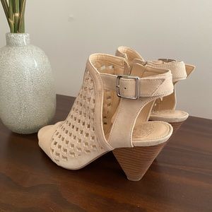 Vince Camuto Suede Cut Out Heels